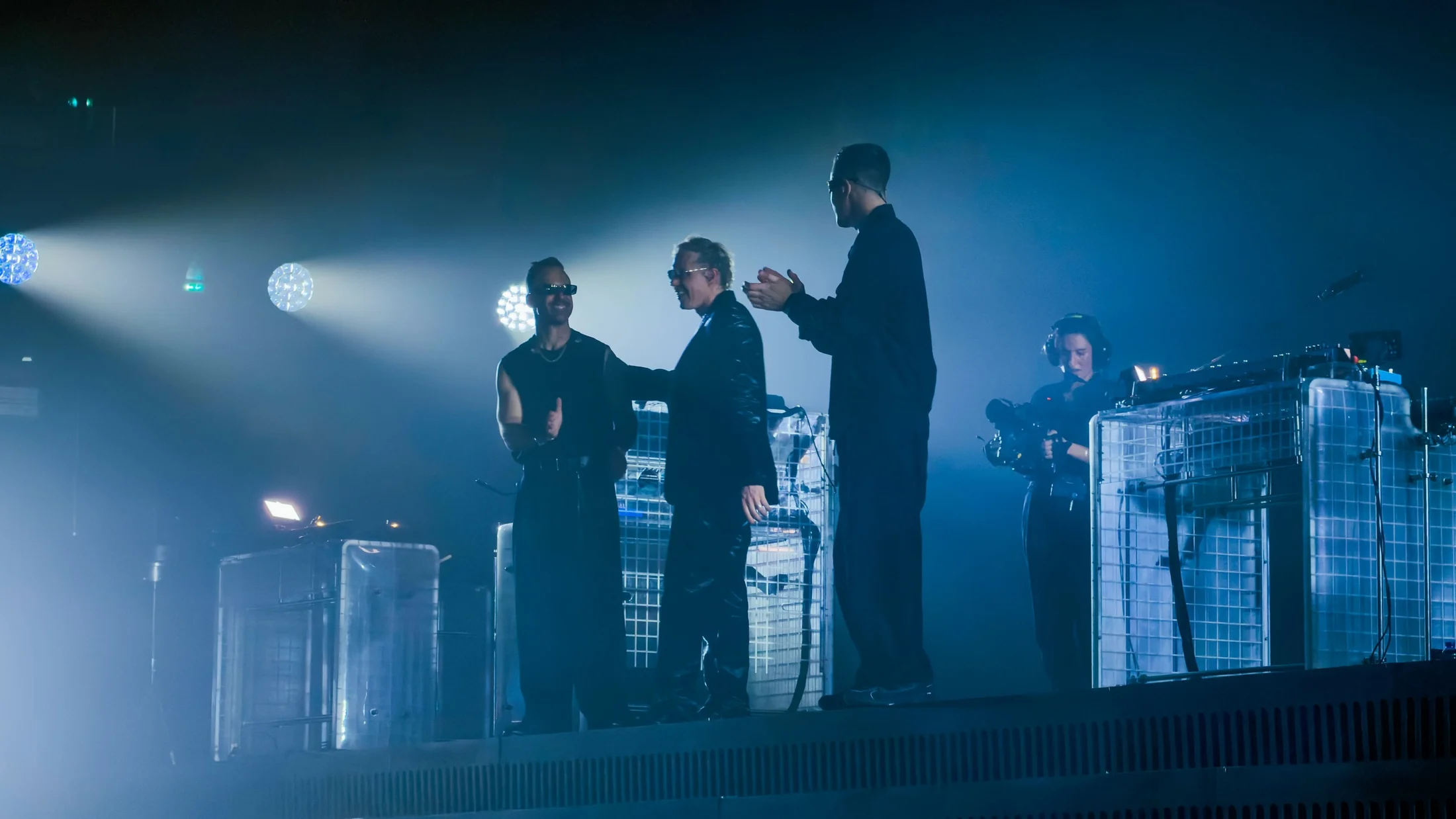 RÜFÜS DU SOL performing at adidas arena in Paris in May 2026, photographed by Ludovic Delot