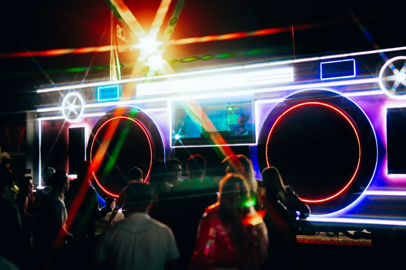 Mayan Warrior × Maxa Camp during Art Week Mexico City, photographed by Ludovic Delot for world.ravers · frame 1