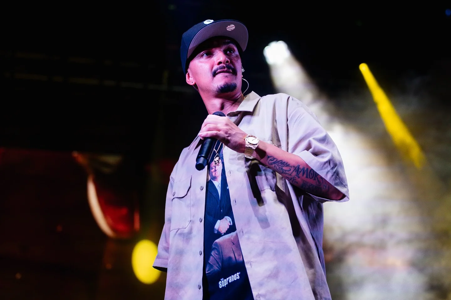 Alcolirykoz performing at Vive Latino 2024, photographed by Ludovic Delot · frame 2