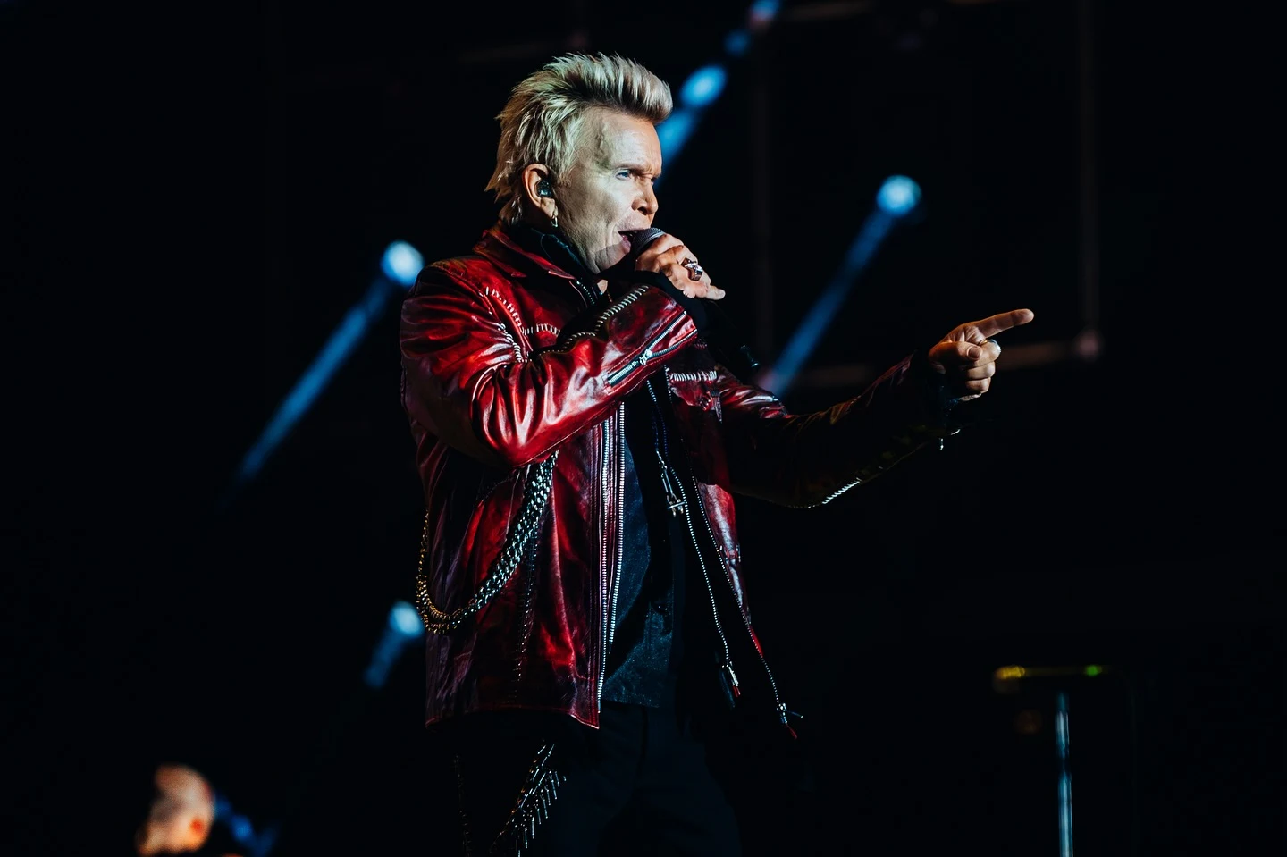Billy Idol performing at Vive Latino 2024, photographed by Ludovic Delot · frame 1
