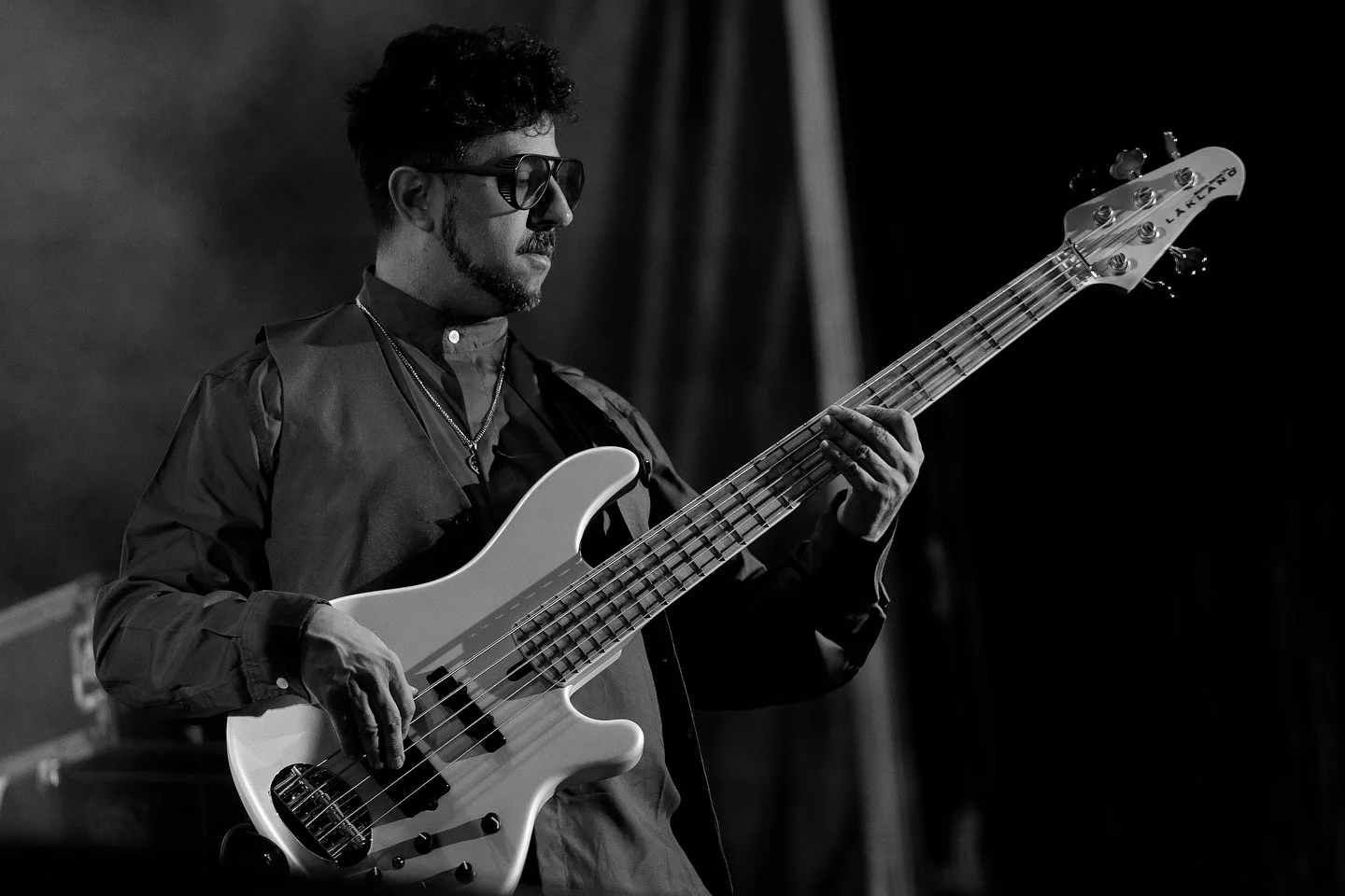Dante Spinetta performing at Vive Latino 2024, photographed by Ludovic Delot · frame 2