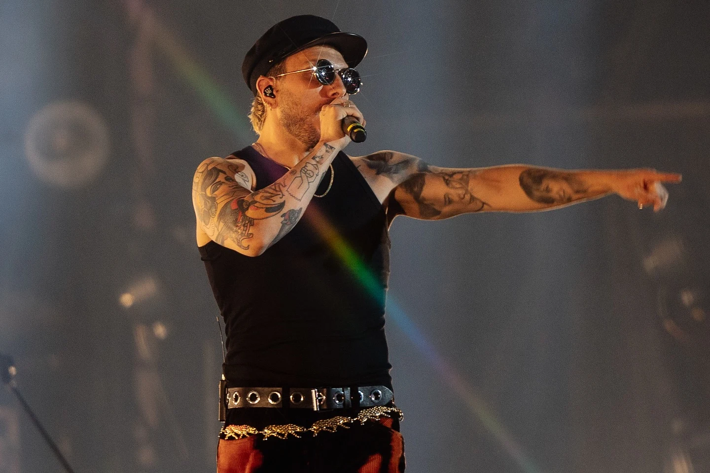Sabino performing at Vive Latino 2024, photographed by Ludovic Delot · frame 1