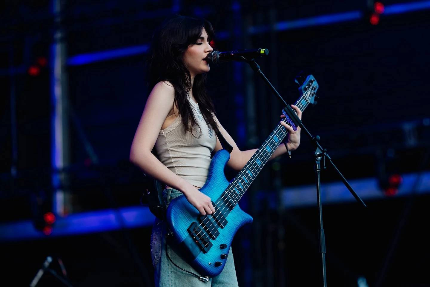 The Warning performing at Vive Latino 2024, photographed by Ludovic Delot · frame 1