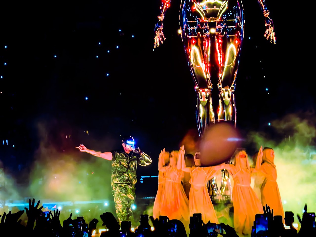 The Weeknd en concierto, fotografía 1 de Ludovic Delot